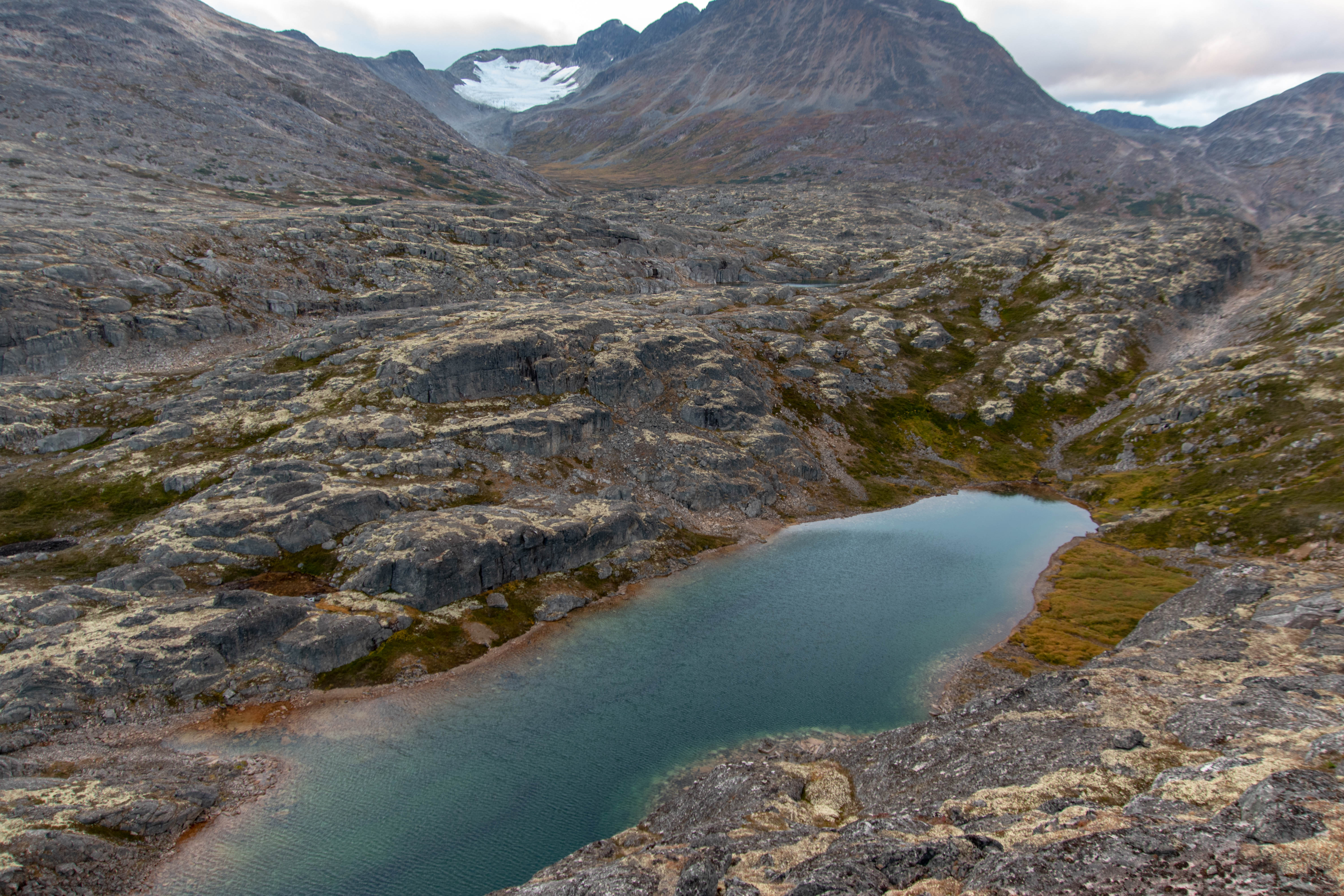 Le lac et le glacier