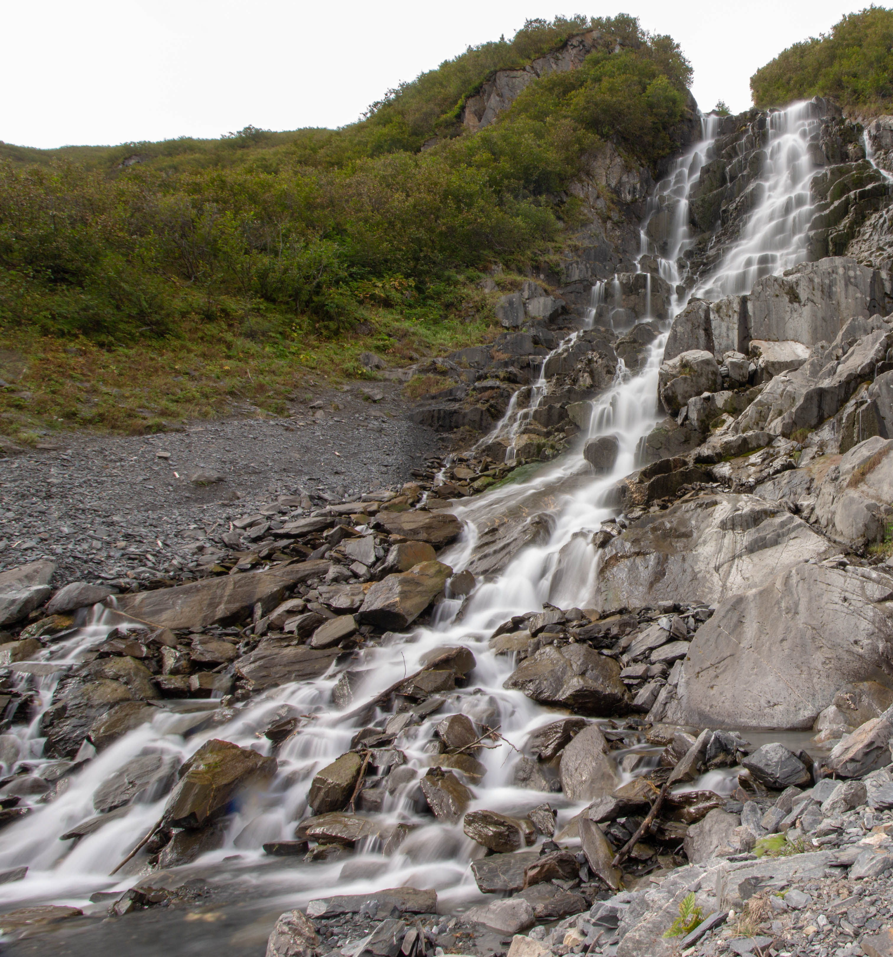 La cascade de Mineral Creek Trail