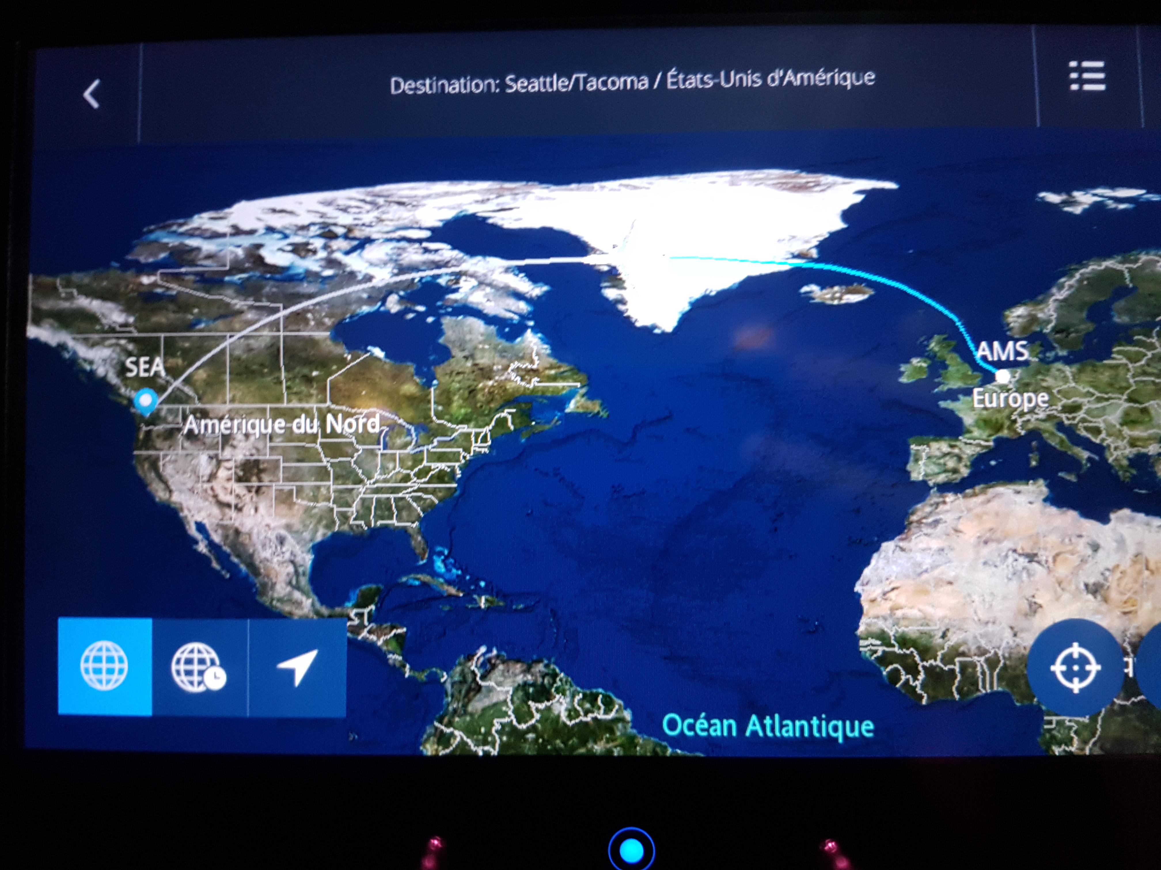 Vol Amsterdam - Seattle